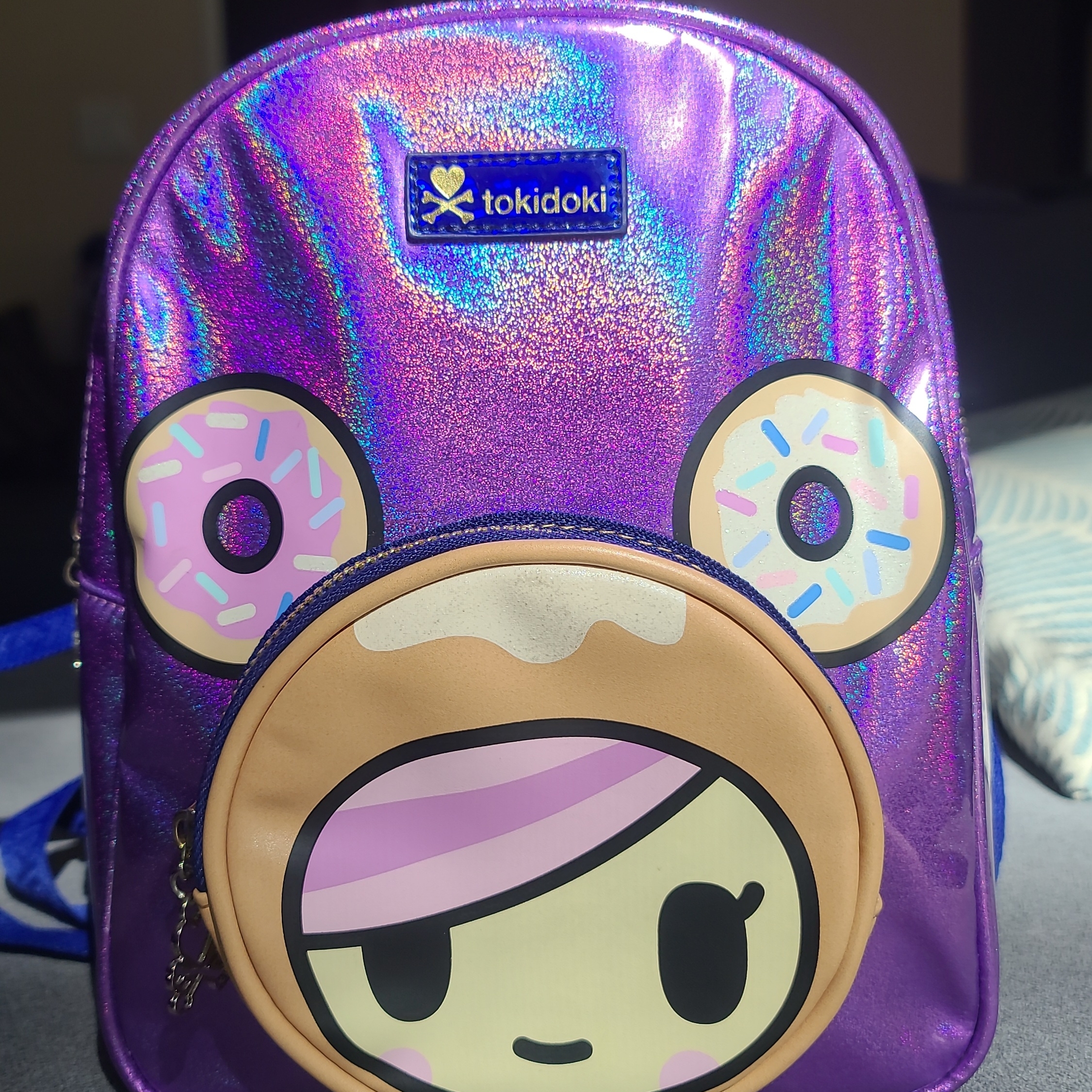 New Tokidoki Tokifest Purple Holographic Backpack